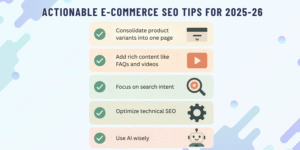 Actionable E-Commerce SEO Tips For 2025-26