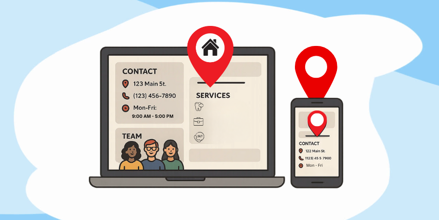 What is a local landing page