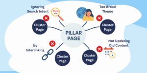 Common mistakes to avoid in topic cluster seo