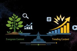Evergreen vs. trending seo content